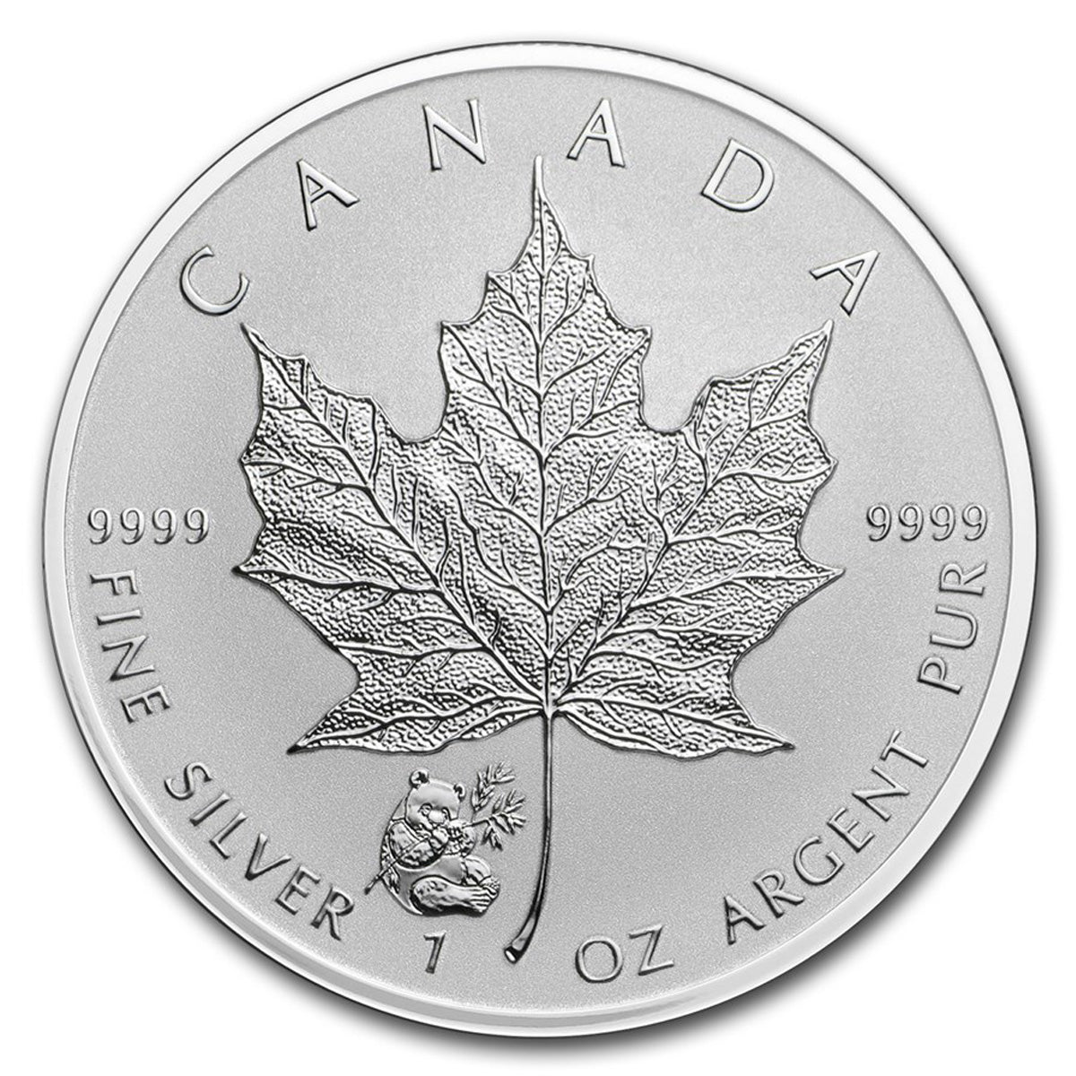 2016 Canada $5 Panda Privy 1oz .999 SEALED Silver Maple Leaf (No Tax)