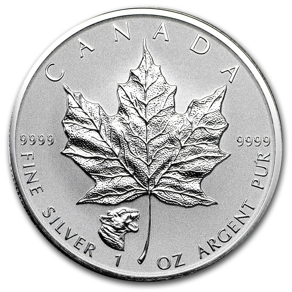 2017 Canada $5 Growling Cougar Privy 1oz SML (No Tax)
