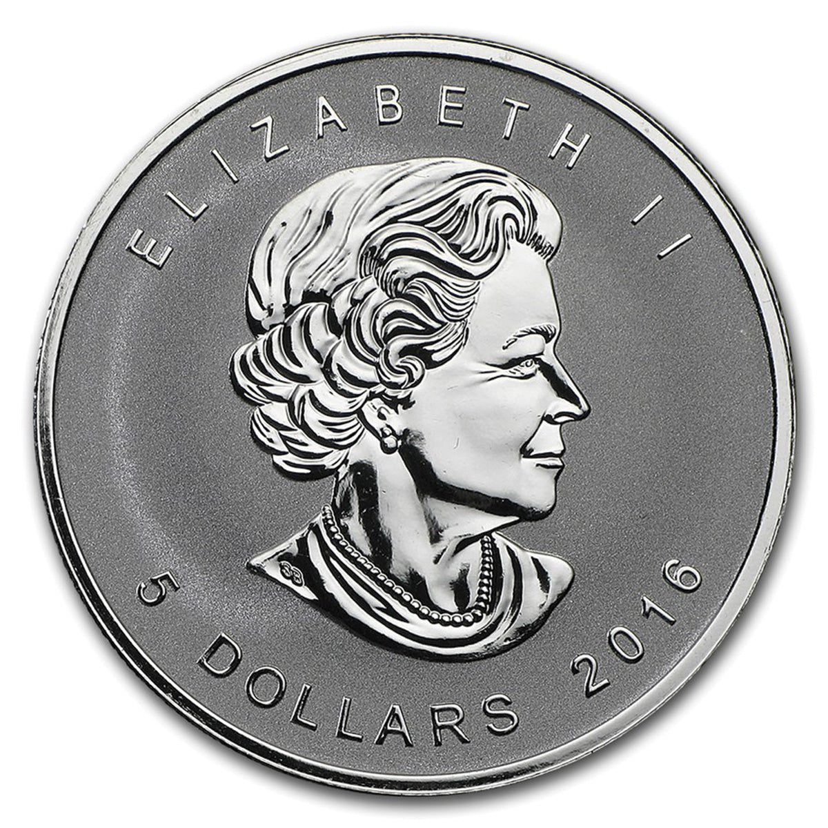 2016 Canada $5 Grizzly Privy SML 1oz .9999 Fine Silver (No Tax)