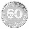 2022 Tuvalu $1 60 Years of James Bond 007 1oz .9999 Silver (No Tax) Scr Capsule