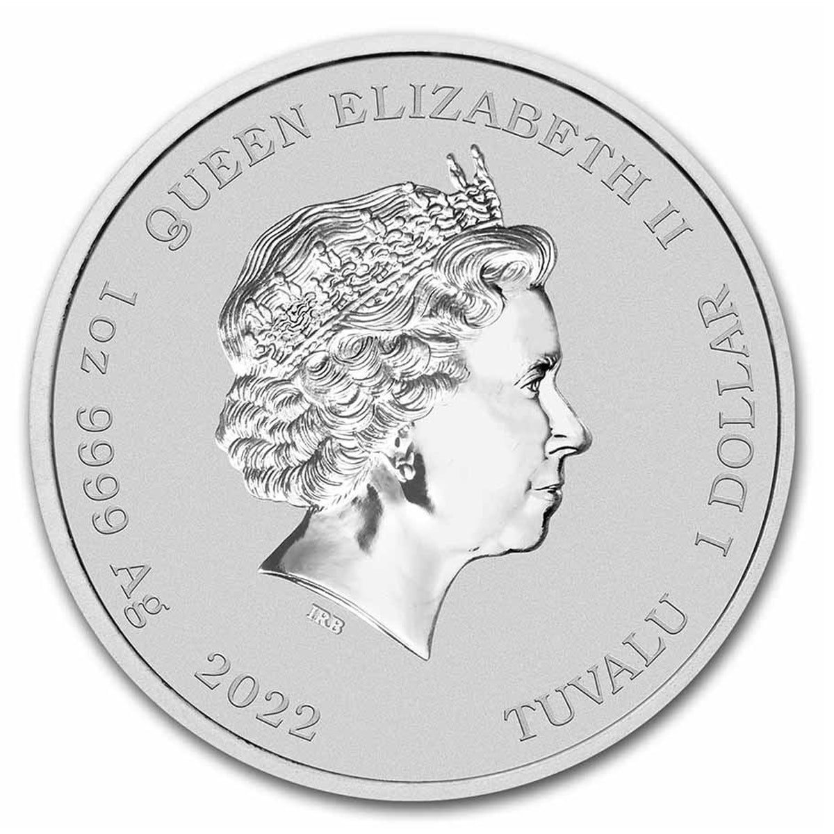 2022 Tuvalu $1 60 Years of James Bond 007 1oz .9999 Silver (No Tax) Scr Capsule