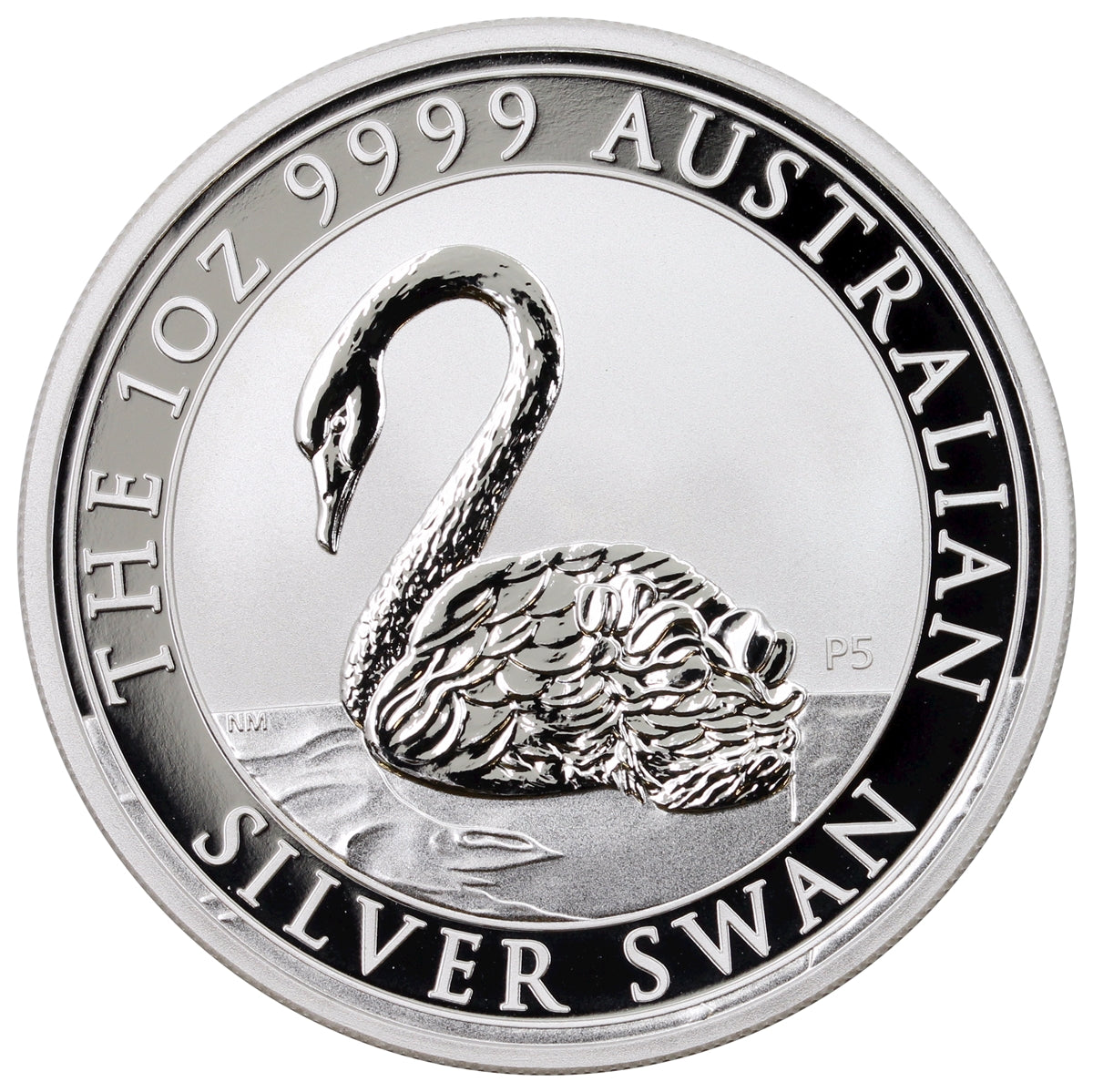 2021 Australia $1 Swan 1oz Silver Coin (No Tax) May have hairline Scr/Missing Cap.