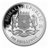 2021 100 Shillings African Wildlife: Leopard 1oz Silver (No Tax) Edge/Rim Toning