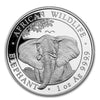 2021 Somali Republic Elephant 1oz Silver (No Tax) May have light toning.