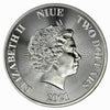 2021 Niue $2 Roaring Lion 1oz .9999 Silver (No Tax) Rim Issues