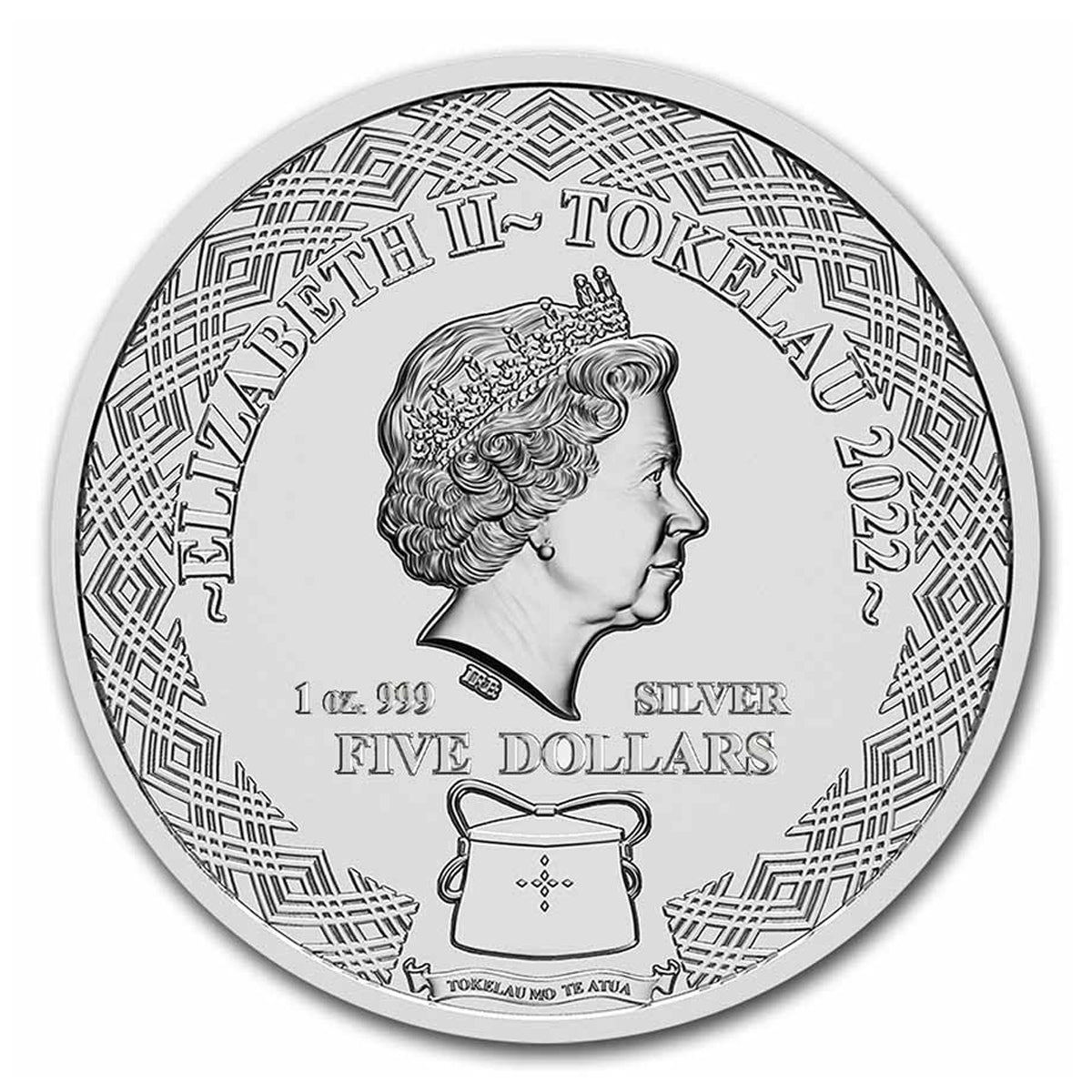 2022 Tokelau $5 Zodiac Series - Libra 1oz. .999 Silver Coin (No Tax) COIN ONLY