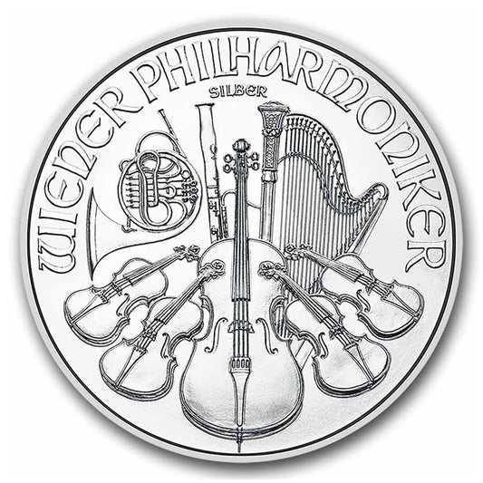 2026 Austria 1.5 Euros Philharmonic 1oz. .999 Silver (No Tax)