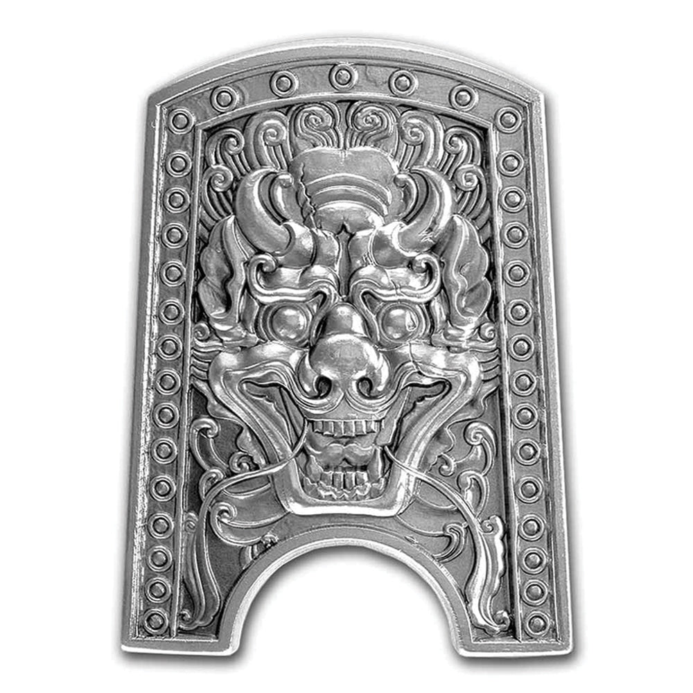 2021 South Korea Doggaebi Shield 2oz Silver Stacker (No Tax) Capsule Scr