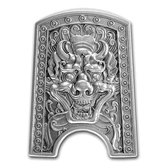 2021 South Korea Doggaebi Shield 2oz Silver Stacker (No Tax) Capsule Scr
