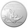 2023 Australia $1 Australian Zoo: White Rhinoceros 1oz Silver (No Tax) Cap. Scratched