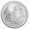 2023 Cambodia Wildlife Series - Clouded Leopard 1oz Silver (No Tax) Cap. Lightly Scr