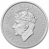 2023 GB £2 Coronation (Royal Cypher) 1oz. .999 Silver (No Tax) White Tone Spots