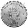 2023 Malta €5 Maltese Cross BU 1oz .999 Silver (No Tax) Light Toning