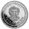 Statue of Zeus at Olympia 1oz. Silver Round (TAX Exempt) Capsule Hairline Scr