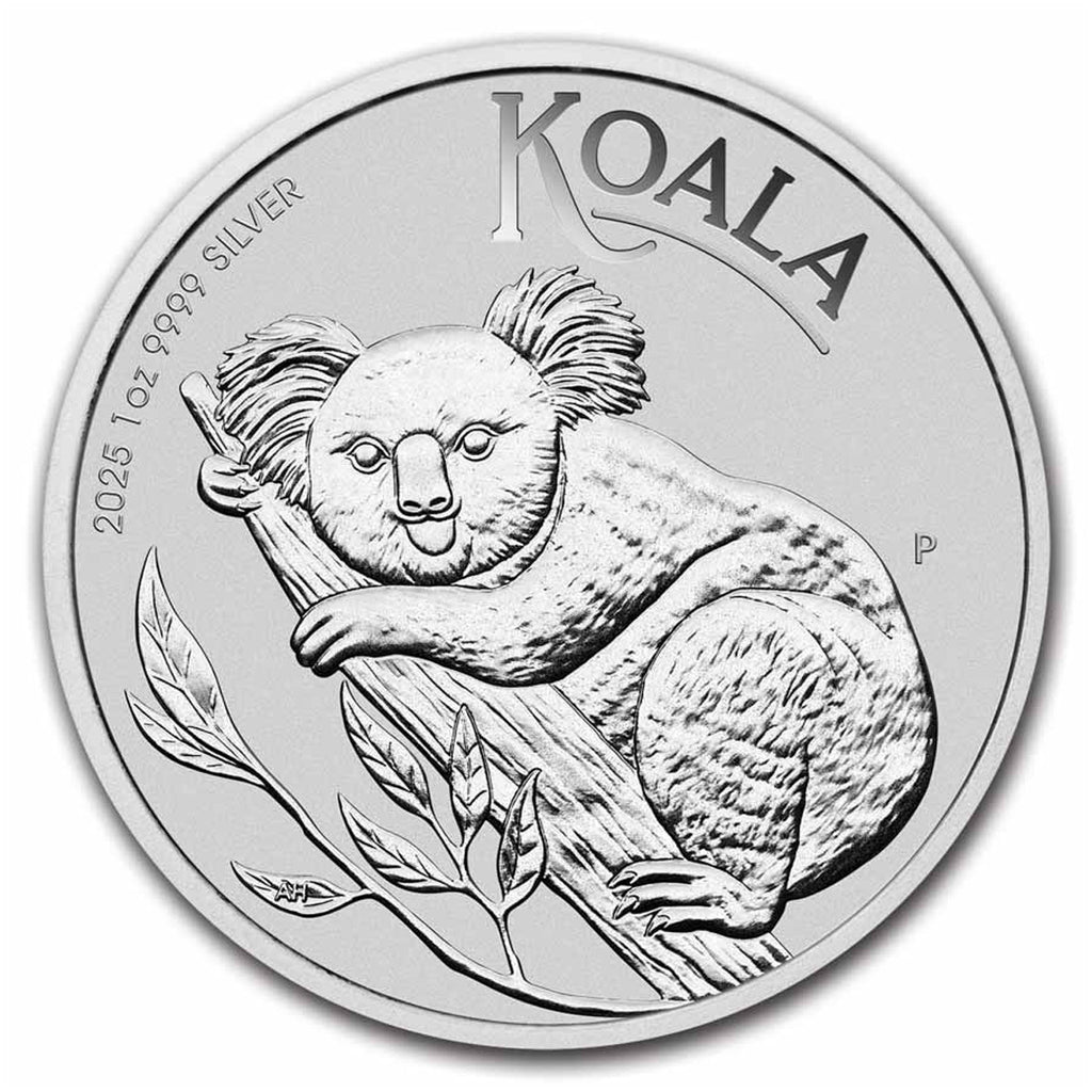 2025 Australia $1 Koala 1oz. .9999 Fine Silver Coin (No Tax)