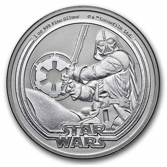 2026 Niue $2 Star Wars: Darth Vader 1oz .999 Silver (Tax Exempt)