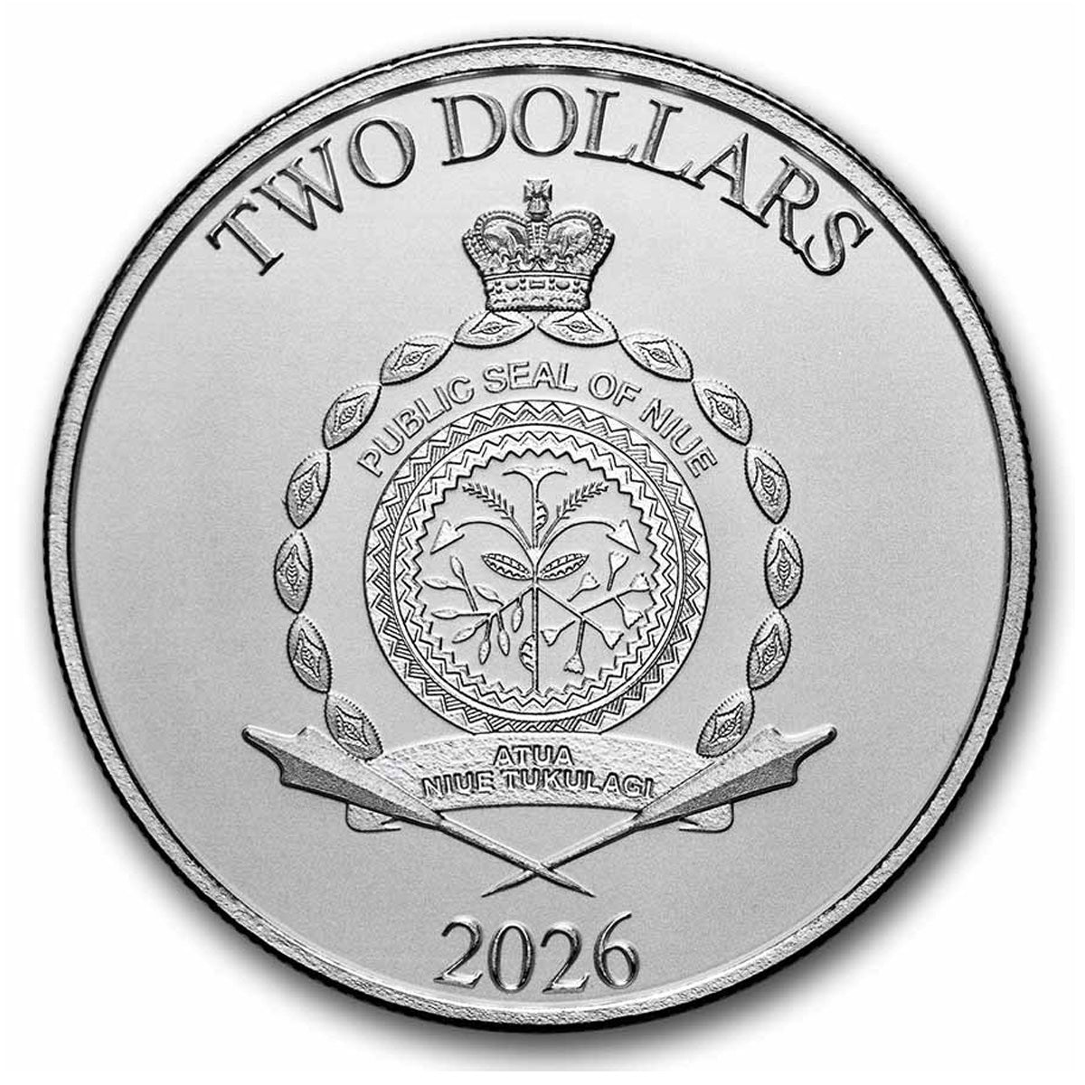 2026 Niue $2 Star Wars: Darth Vader 1oz .999 Silver (Tax Exempt)