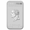 2024 Australia $1 Dragon Bar 1oz .9999 Silver (No Tax) Lightly Toned