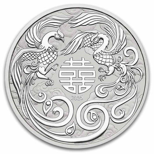 2025 Australia $1 Myths & Legends: Double Phoenix 1oz .9999 Silver (No Tax)