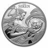 2025 Niue $2 Mythical Creatures: The Siren 1oz. .999 Silver Coin (No Tax)