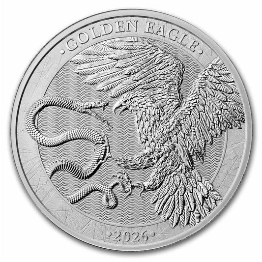 2026 Malta €5 Golden Eagle 1oz .999 Silver (No Tax)