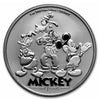 2025 Niue $2 Disney Mickey, Donald & Goofy 1oz. .999 Silver (No Tax)
