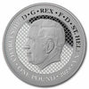 2024 Saint Helena 1-Pound Cash Series: Snow Leopard 1oz .999 Silver Coin (No Tax)
