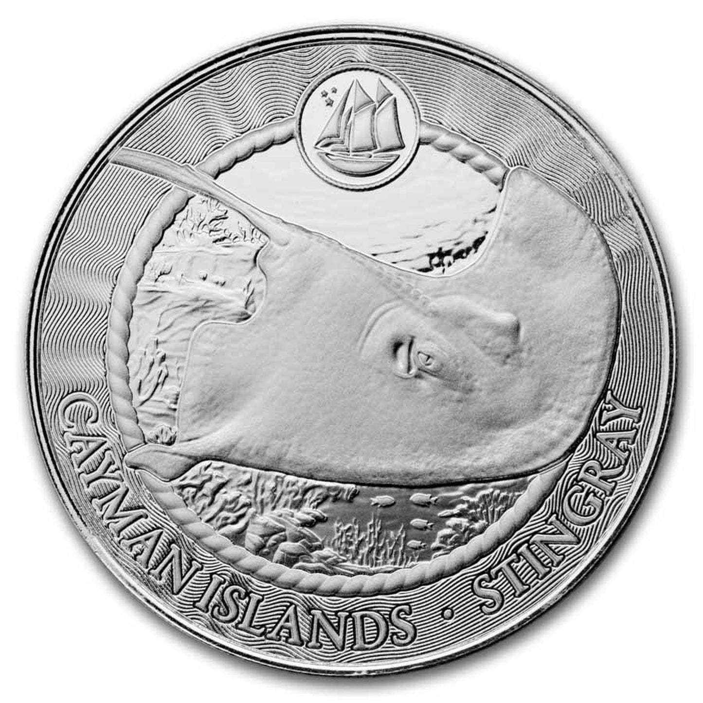 2026 Cayman Islands $1 Stingray 1oz .999 Silver (No Tax)