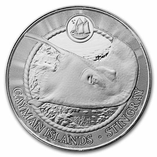 2026 Cayman Islands $1 Stingray 1oz .999 Silver (No Tax)