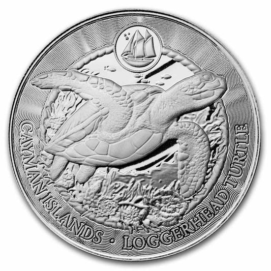 2026 Cayman Islands $1 Loggerhead Turtle 1oz .999 Silver (No Tax)