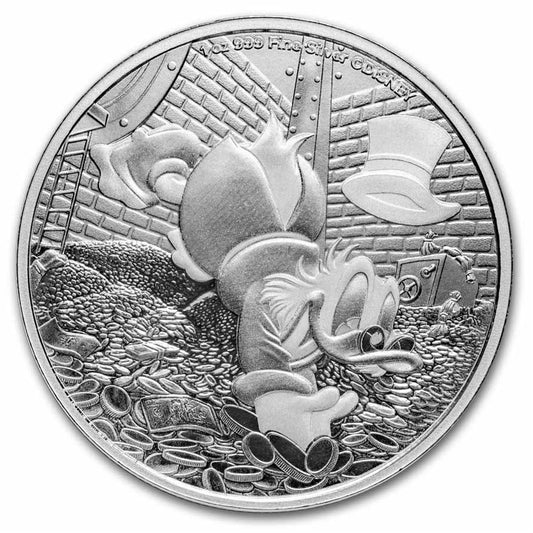 2025 Niue $2 Disney's Scrooge McDuck 1oz. .999 Silver (No Tax)