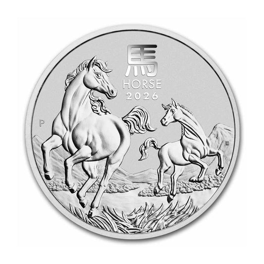 2026 Australia 50-cent Lunar Year of the Horse (Series III) 1/2oz. .9999 Silver (No Tax)