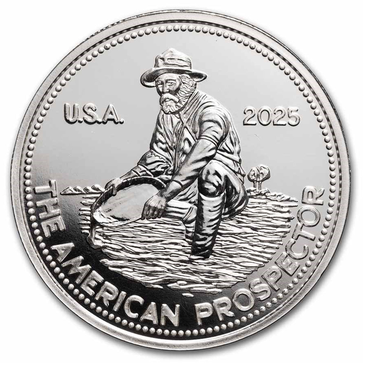 2025 REVIVED USA Engelhard American Prospector 1oz Silver Round (No Tax) Issues