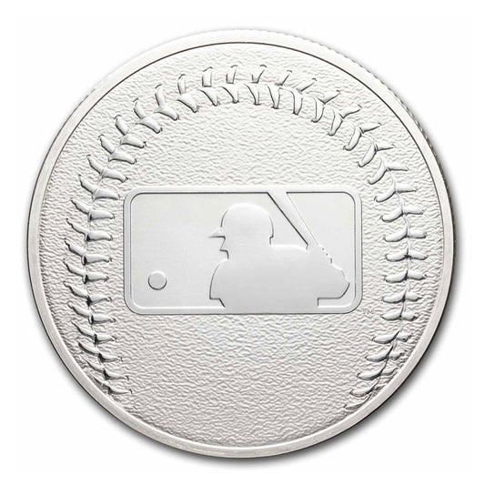 Major League Baseball (MLB) Logo 1oz .999 Fine Silver (No Tax)