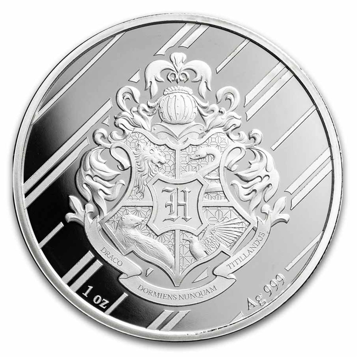 Harry Potter 1oz Houses: Gryffindor Silver Round (No Tax) Tone Spots