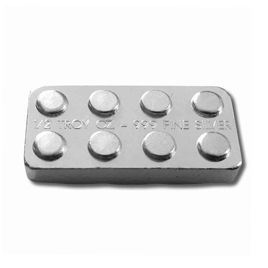 Monarch 1/2oz Building Block .999 Silver Bar (No Tax) May have light toning