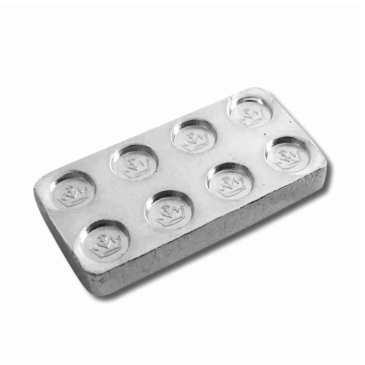 Monarch 1/2oz Building Block .999 Silver Bar (No Tax) May have light toning