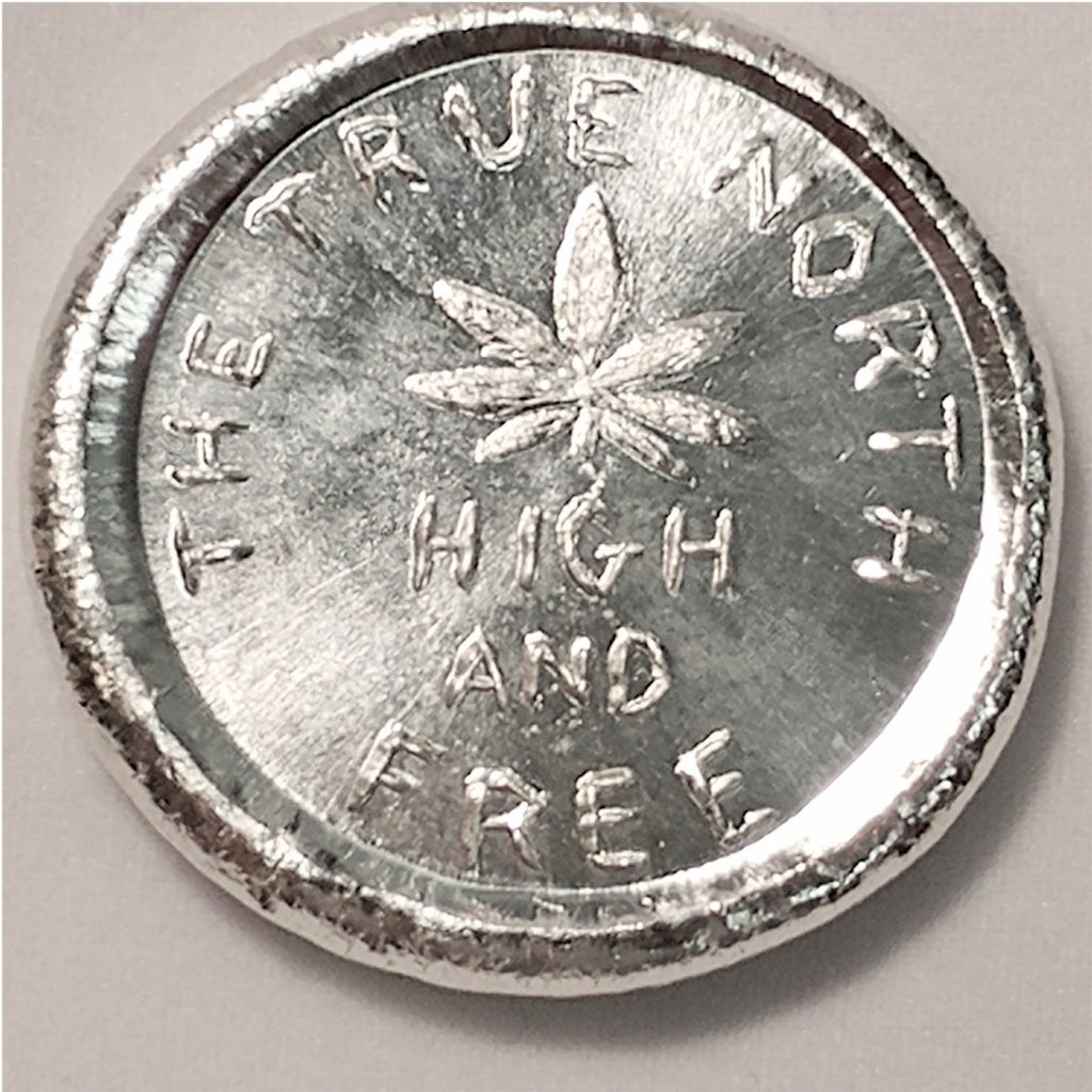 Beaver Bullion True North High & Free 1oz. .999 Fine Silver Round (No Tax)