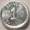 Beaver Bullion True North High & Free 1oz. .999 Fine Silver Round (No Tax)
