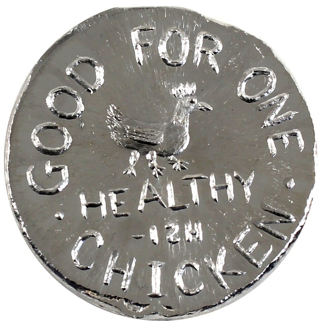 Beaver Bullion Apocalypse Good for One Chicken 1oz. .999 Fine Silver (No Tax)