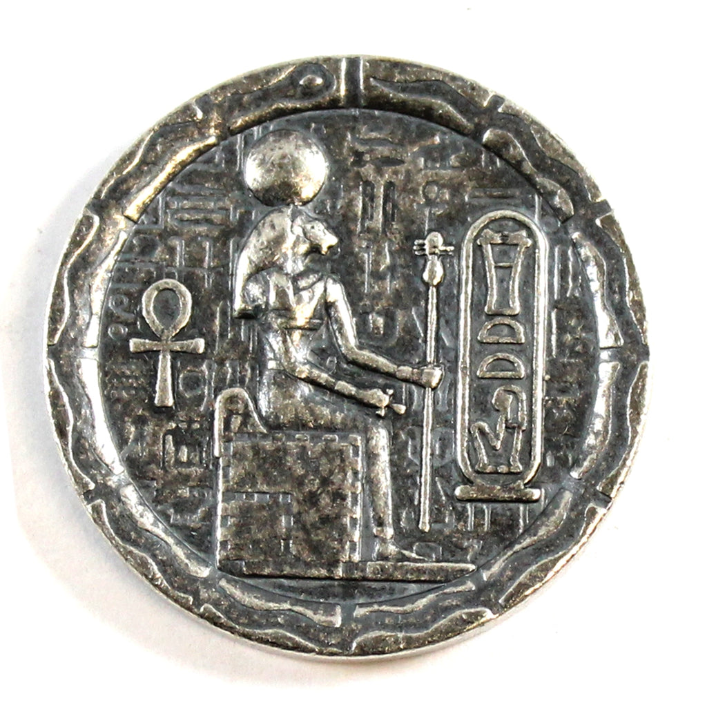 Monarch Egyptian Bastet Cat Goddess Ultra High Relief 1/2oz. .999 Fine Silver (No Tax)