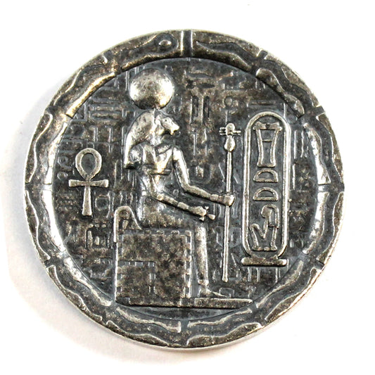 Monarch Egyptian Bastet Cat Goddess Ultra High Relief 1/2oz. .999 Fine Silver (No Tax)