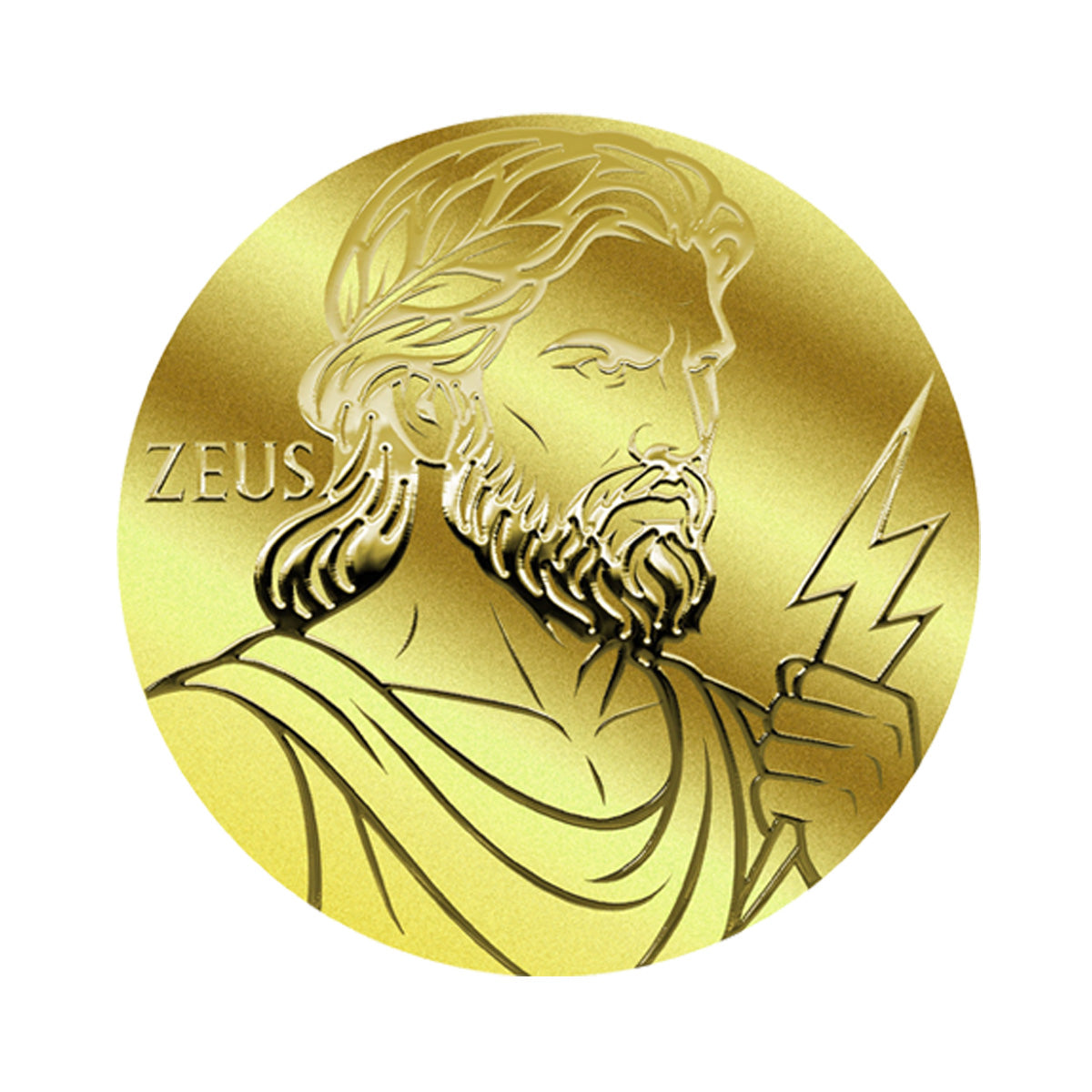 2025 Niue 50 Cents Zeus 1/1000oz 24K .9999 Gold in Card (No Tax)