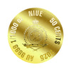 2025 Niue 50 Cents Zeus 1/1000oz 24K .9999 Gold in Card (No Tax)