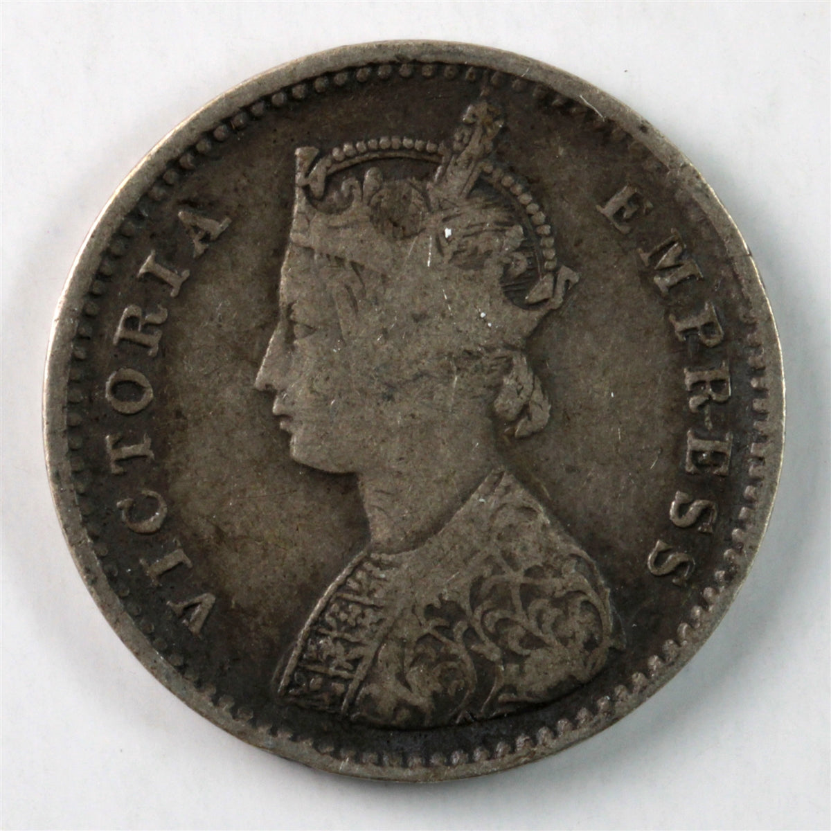 India 1885 2 Annas Fine (F-12) $