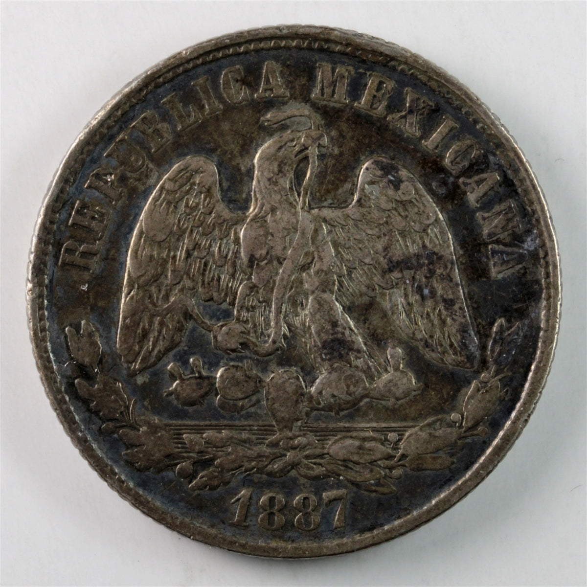 Mexico 1887ZSZ 50 Centavos Extra Fine (EF40) $