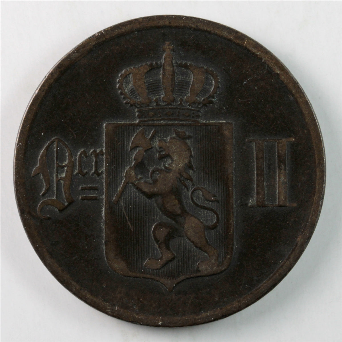 Norway 1875 5 Ore Extra Fine (EF-40) $