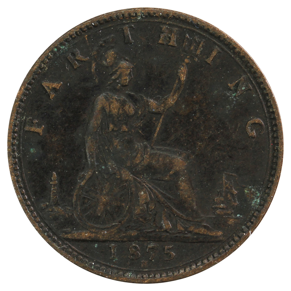 Great Britain 1875H Farthing Very Fine (VF20)