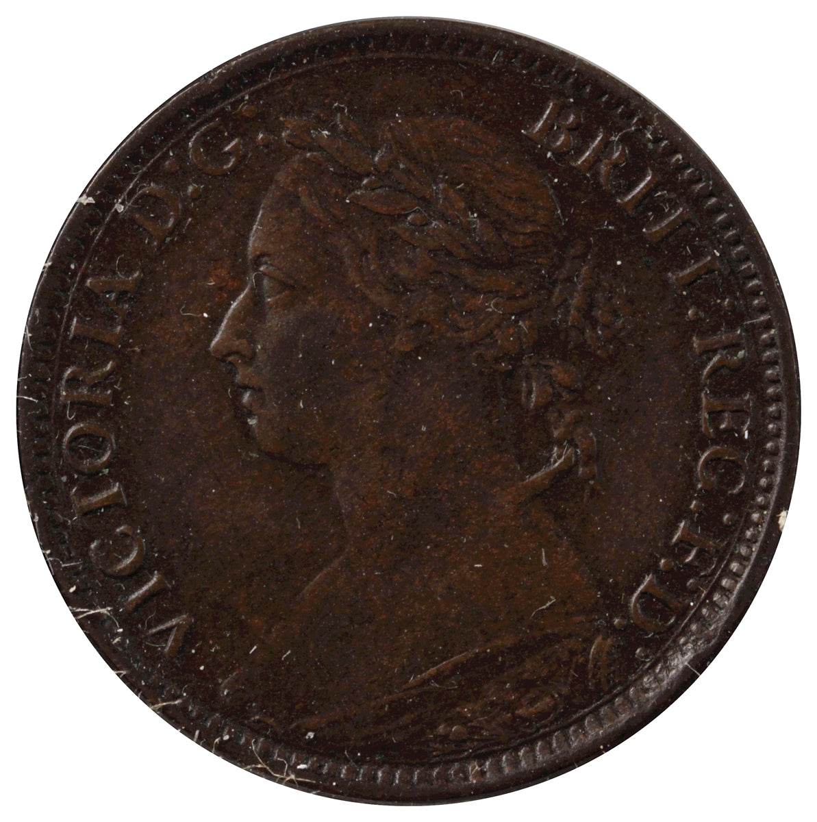 Great Britain 1885 Farthing VF-EF (VF30)