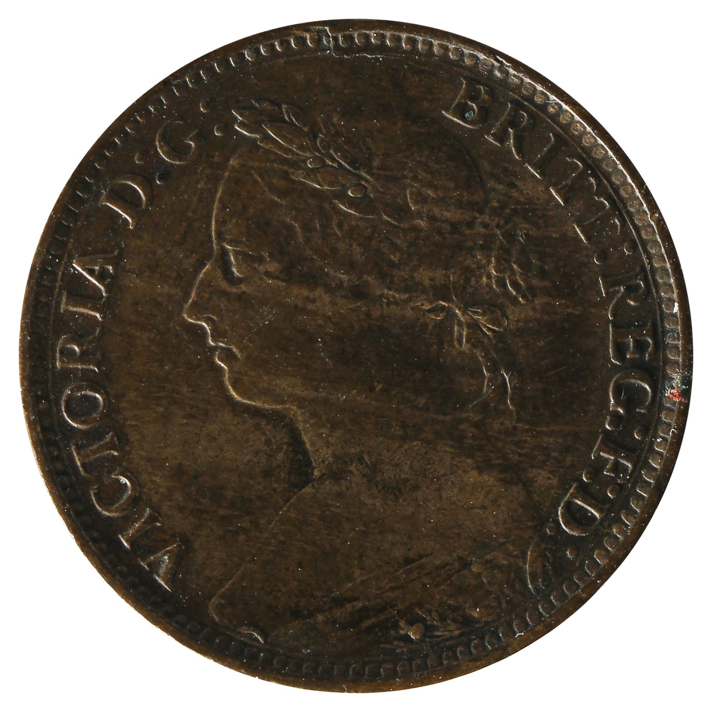 Great Britain 1891 Farthing F-VF (F15)